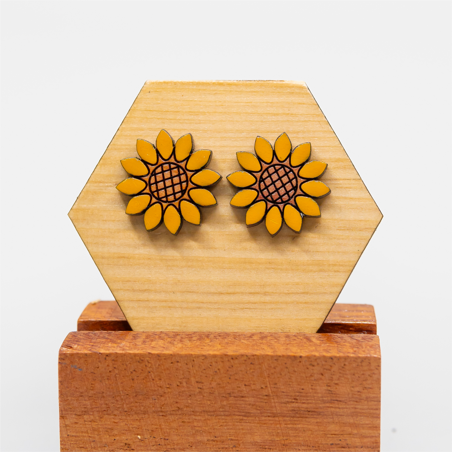 Aretes Girasol Pequeños