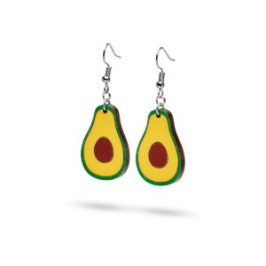 Aretes Colgantes Aguacate
