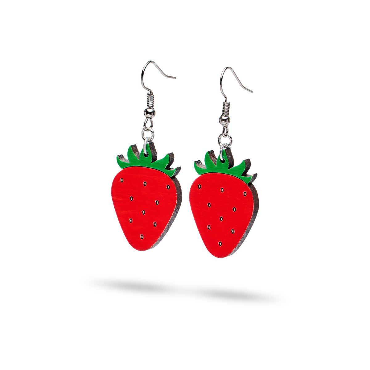 Aretes Colgantes Fresa