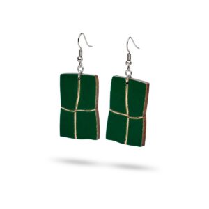 Aretes Colgantes Pastel en Hoja