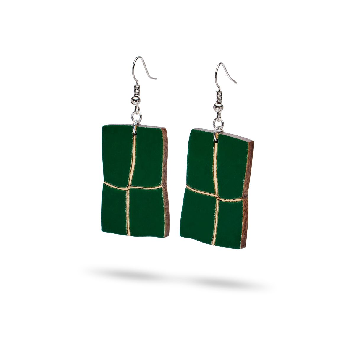 Aretes Colgantes Pastel en Hoja