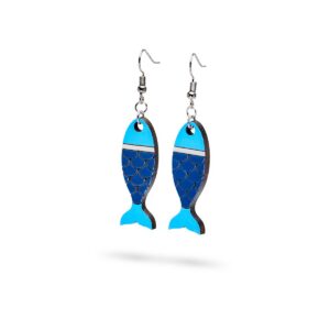 Aretes Colgantes Pez