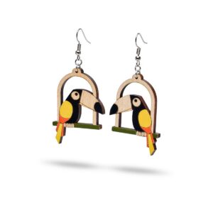 Aretes Colgantes Tucán