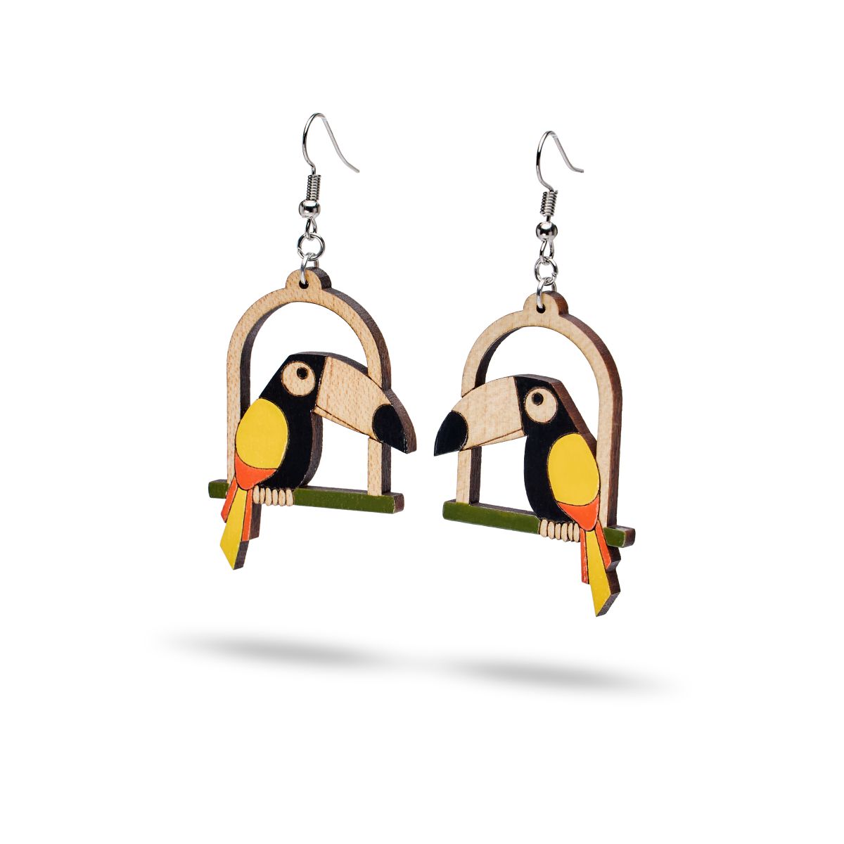 Aretes Colgantes Tucán