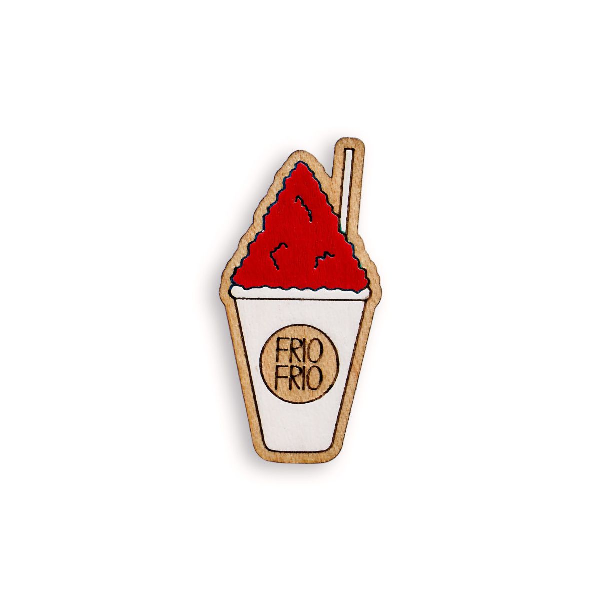 Pin Frío Frío Fresa